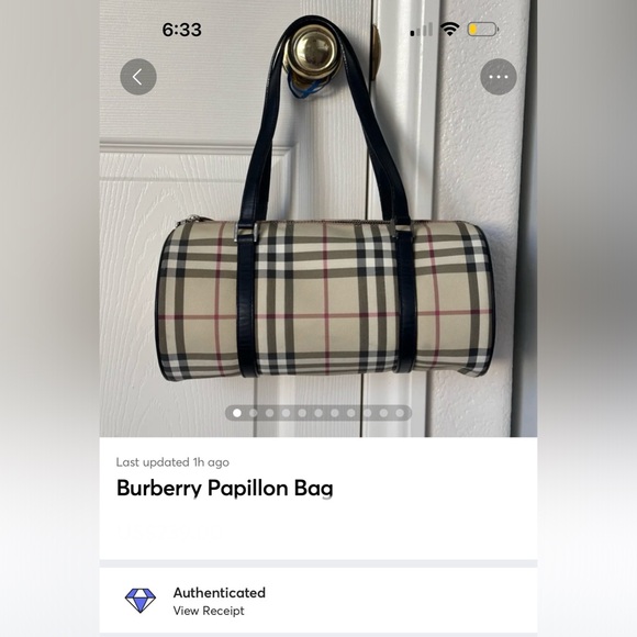 Burberry Papillon Bag - Picture 3 of 16